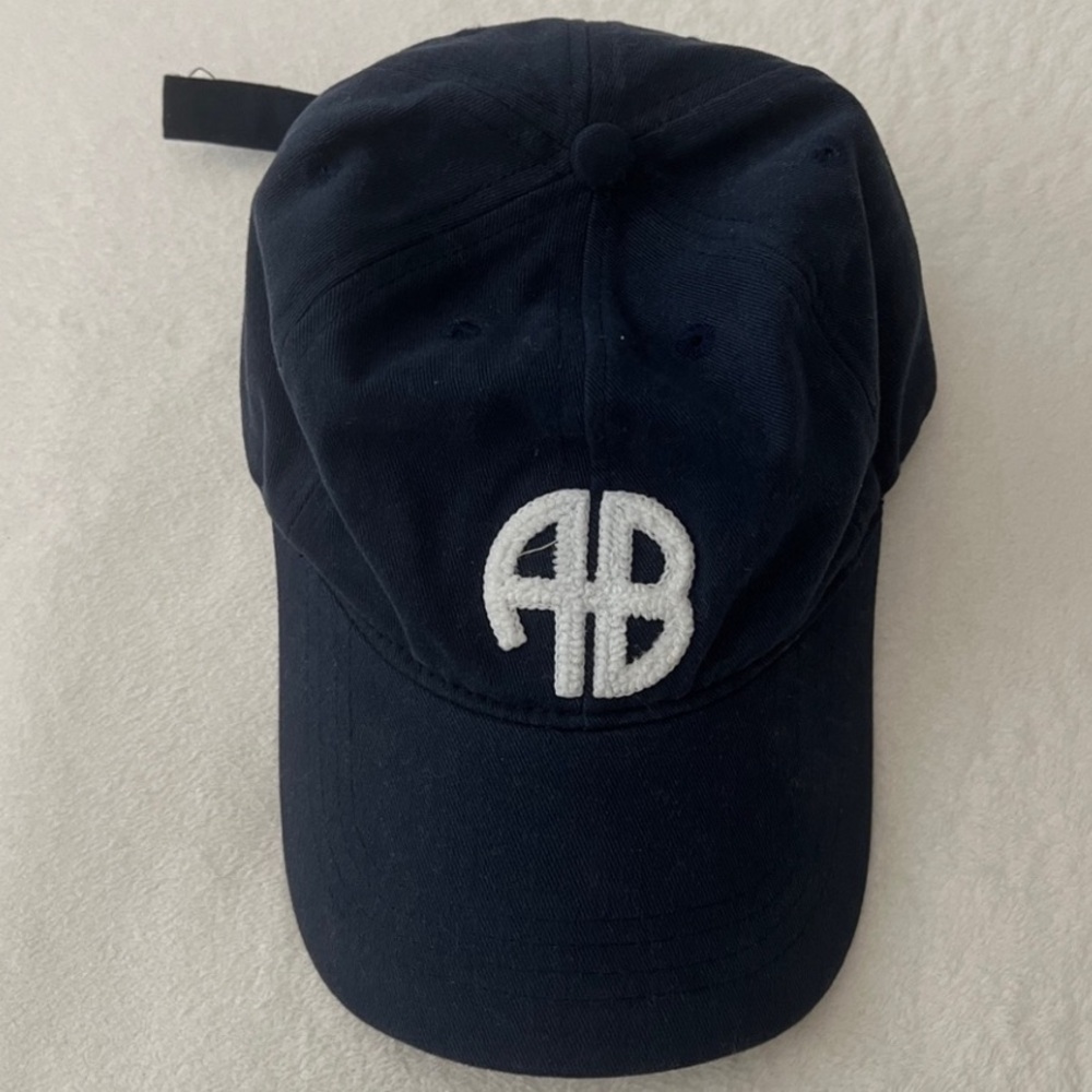 Anine Bing Jeremy Baseball Cap Navy Blue